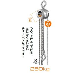 キトー 小型チェーンブロックCX010L 定格荷重1t 揚程6.0m : 道具屋.com