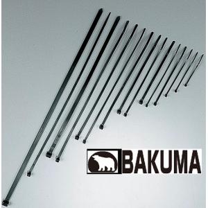 バクマ工業　ケーブルロックタイ　ＫＲ−３００−Ｂ（結束バンド）（耐候性製品）（紫外線カット）｜okaidoku-kiyosi