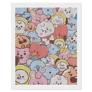 ダイヤモンドアート絵画 BT-21 刺繍塗装キット ダイヤモンド