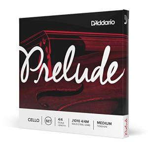 D'Addario ダダリオ チェロ弦 J1010 4/4M Prelude Cello Strings/Set (nickel A) 【国内正規品】｜okaidoku-store22