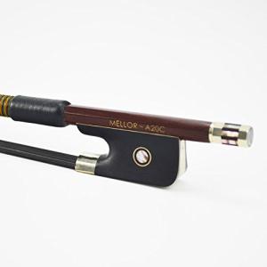 黒馬毛ブラジルウッド製 チェロ弓 Cello bow フェルナンブコ Pernambuco 性能 甘美な音 MELLOR A20C｜okaidoku-store22