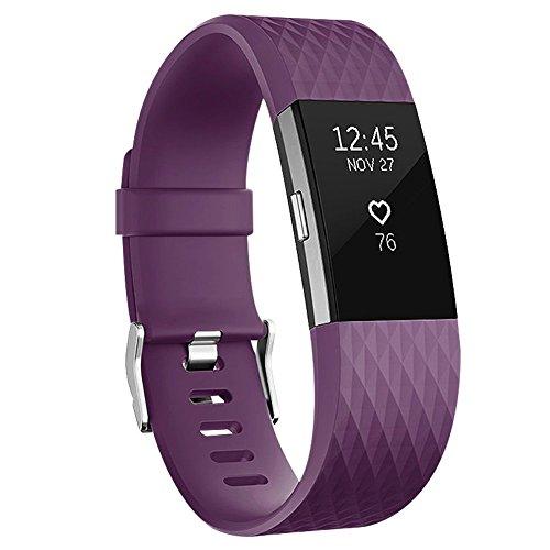 Vancle バンド for Fitbit Charge 2, 経典の版 柔軟でスポーツ仕様 多色選...