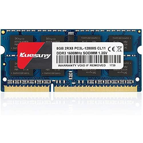 Kuesuny ノートPC用メモリ1.35V?(低電圧) DDR3L 1600 8GB PC3L-1...