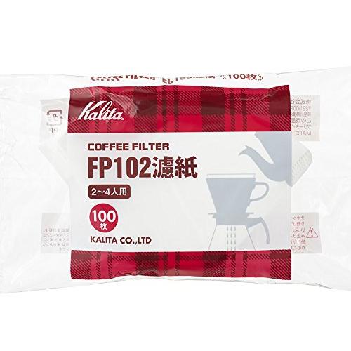 カリタ Kalita コーヒーフィルター FP102濾紙 2~4人用 100枚入り ホワイト #13...