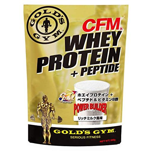 ゴールドジム(GOLD&apos;S GYM) CFMホエイプロテイン リッチミルク風味 900ｇ