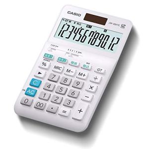 カシオ W税率電卓 12桁 税計算 ホワイト ジャストタイプ JW-200TC-N｜okaidoku-store22