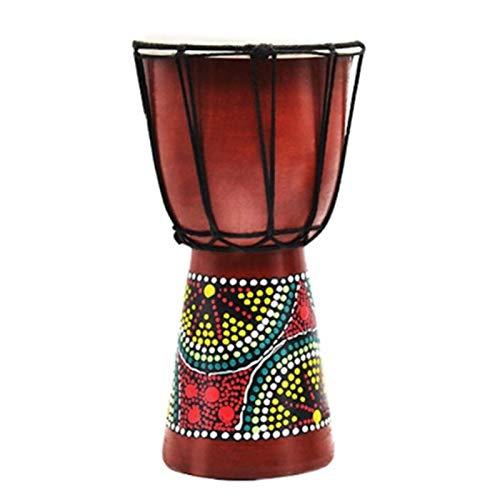 KINOKINO ジャンベ アフリカン ドラム 民族 楽器 打楽器 パーカッション (ランダム 約1...