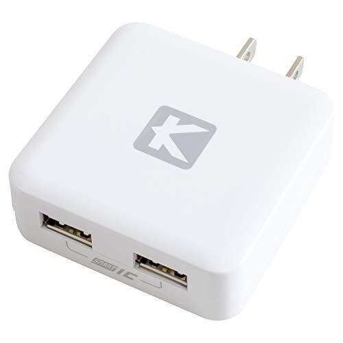 KYOHAYA usb 充電器 薄型 2ポート 3.4A 急速 ACアダプター iPhone/iPa...