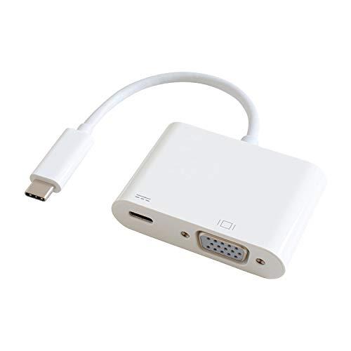 GOPPA ゴッパ USB Type-C to VGA変換アダプタ (PD対応) ホワイト GP-C...