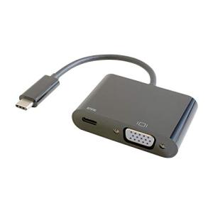 GOPPA ゴッパ USB Type-C to VGA変換アダプタ (PD対応) ブラック GP-CV15H/B｜okaidoku-store22