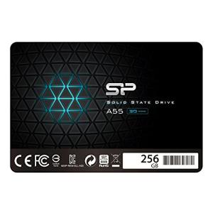 シリコンパワー SSD 256GB 3D NAND採用 SATA3 6Gb/s 2.5インチ 7mm PS4動作確認済 3年保証 A55シリーズ SP｜okaidoku-store22
