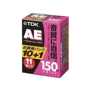 TDK オーディオカセットテープ AE 150分11巻パック [AE-150X11G]