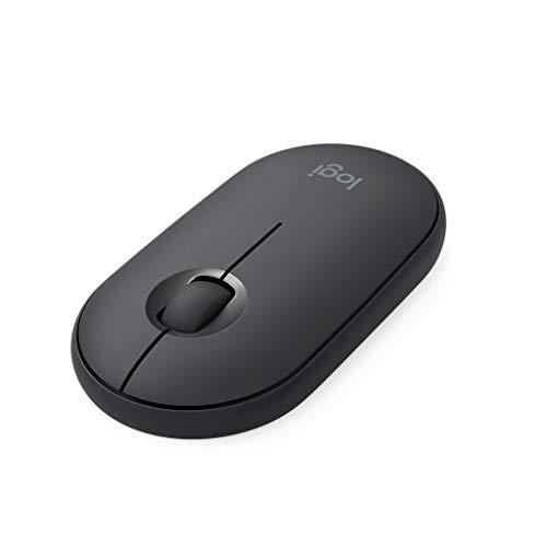 ロジクール ワイヤレスマウス 無線 マウス Pebble M350GR 薄型 静音 グラファイト ワ...