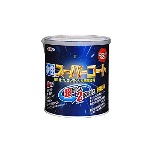 アサヒペン ペンキ 水性スーパーコート 水性多用途 緑 1.6L