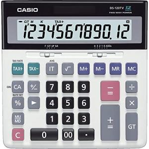 カシオ スタンダード電卓 税計算・加算器方式 デスクタイプ 12桁 DS-120TW｜okaidoku-store22