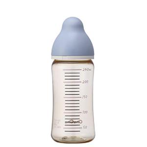 チュチュベビー 【プラスチックPPSU製 240mL】チュチュ 広口タイプPPSU製哺乳びん 240mL【0歳~離乳期まで乳首のサイズアップ不要】 0｜okaidoku-store22