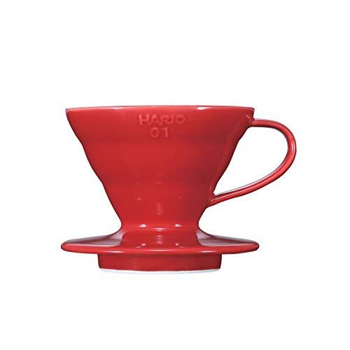 HARIO V60 透過 01 セラミック レッド 1~2杯用 VDC-01R (ハリオ) コーヒー...