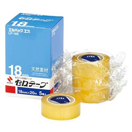 ニチバン セロテープ 小巻 エルパックエス 5巻入 18mm×20m LP-18S