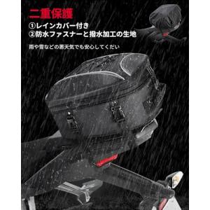 KEMIMOTO バイク用 シートバッグ 拡張...の詳細画像3