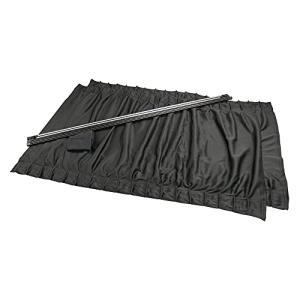 槌屋ヤック(Tsuchiya Yac) 車内用品 日除け カーテン サイドカーテン ストレッチワイド2 BK Sサイズ L-412