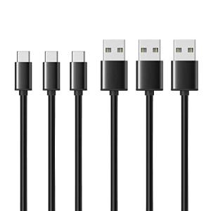 USB Type C ケーブル 2m 3本, ブラック LpoieJun タイプC (USB A to USB C)ケーブル 高耐久PVC素材 2A出力で超急速充電 USB2.0準拠品 Galaxy,Sony,Xiaomi,Huawei｜okaidoku44