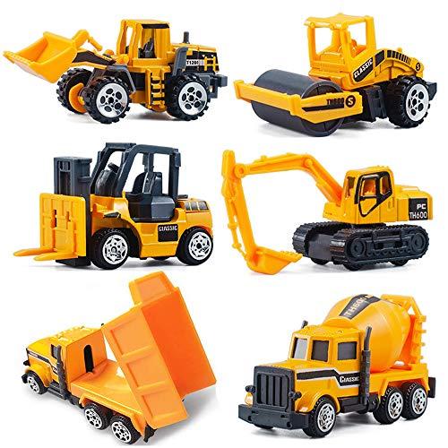 CORPER TOYS ミニカー 6台セット 工事/建設/作業車両 はたらく車 ショベルカー ダンプ...