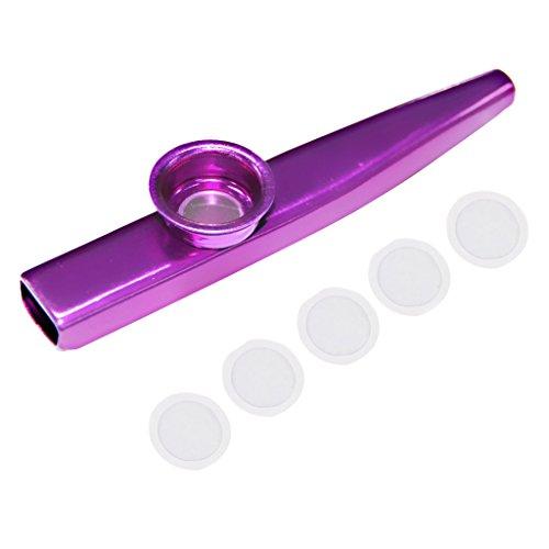 ノーブランド品 ナカノ サブマリンカズー 音楽玩具 音楽愛好 KAZOO メタルカズー (紫色)