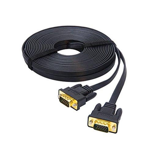 DTECH ディスプレーケーブル VGAケーブル 10m D-Sub 15pin オス-D-Sub ...