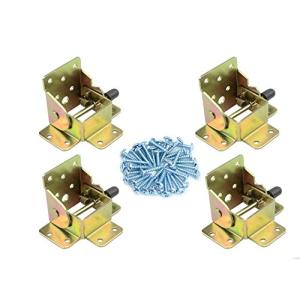 WOAIWO 折れ脚金具 折りたたみ テーブル用脚 おしゃれな家へ DIY (4枚セット) (C)｜お買い得ネットショップ