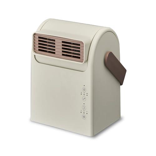 上を向く大風量  ドウシシャ セラミックヒーター 運転調節 2段階*送風 切タイマー 転倒OFFスイ...