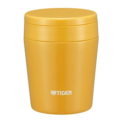 タイガー 魔法瓶 真空 断熱 スープ ジャー 300ml 保温 弁当箱 広口 まる底 サフランイエロ...