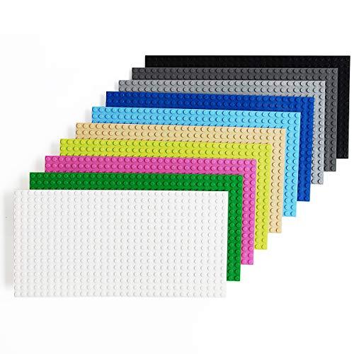 INIBUD 基礎板 ブロック プレート クラシック 互換性 両面 16*32ポッチ (10色セット...