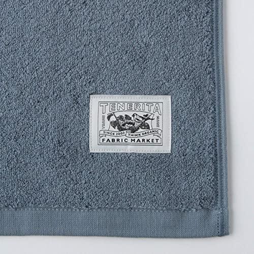 テネリータ 超甘撚り フェイスタオル ブルーグレー