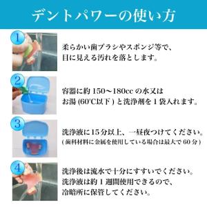 デントパワー 入れ歯洗浄剤10ヶ月【ケースなし...の詳細画像3