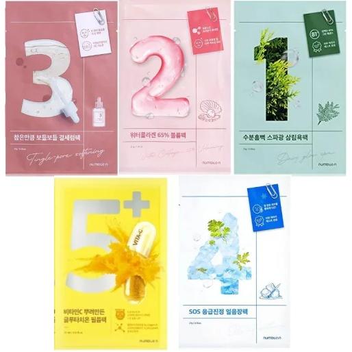 （特典あり・8枚セット）ナンバーズインシートマスク選べる2種4枚×2  1番 2番 3番 4番 5番...