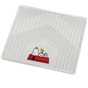 スヌーピー クリアアローマット　後席用 (クリア)車 フロアマット カーマット 汚れ防止 足元 マット 車用品 キャラクター スヌーピーグッズ