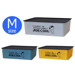 スヌーピー コレクトBOX (JOE COOL)　M 収納ボックス フタ付き 蓋付き 収納ケース 中...