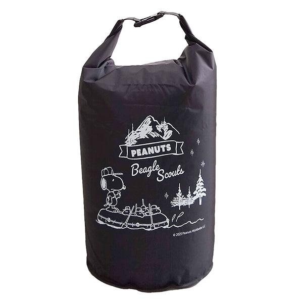 スヌーピー 防水バッグ 10L (ボート／ブラック)  75周年記念商品 トラベル用品 バッグ   ...