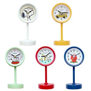 スヌーピー スタンドクロックY  ケースサイズ約 51mm ケース厚20mm 土台直径約 41mm 約50.6g 全長約107mm SNOOPY スヌーピーグッズ ギフト プレゼント