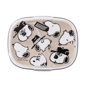 スヌーピー ワンタッチランチボックス (Have a blast) 弁当、スープジャー 日本製 仕切り付き 約H48×W140×D110mm 約400ml 約162g 227474 Have a blast