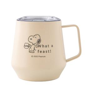スヌーピー ステンレスマグ (すごいごちそう)  キッチン雑貨 約H107×W100×D100mm 約293g 約300ml 227763  SNOOPY スヌーピーグッズ ギフト プレゼント