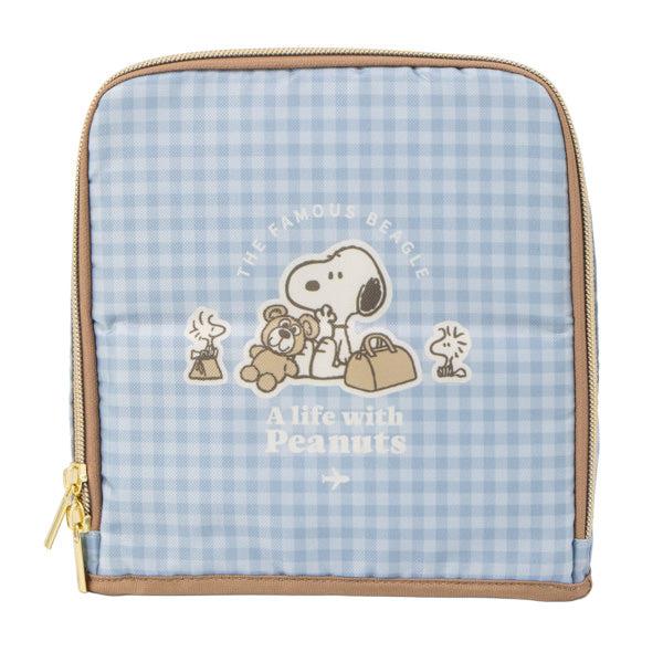 スヌーピー スタンドポーチ (スヌーピーとくま)  トラベル用品 ポーチ 化粧ポーチ ポリエステル1...