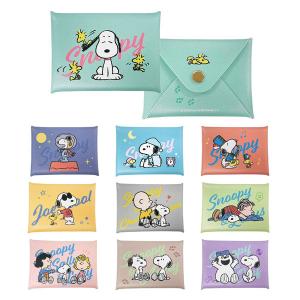 スヌーピー シークレットレザーポーチ バッグ 合成皮革 約H81×W110mm 約13g 306992 SNOOPY スヌーピーグッズ ギフト プレゼント おしゃれ かわいい