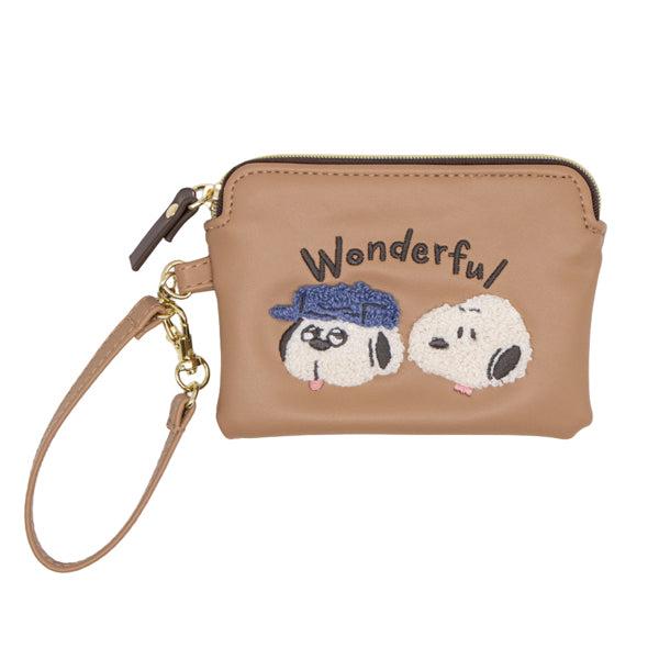 スヌーピー 小物入れパスケース (WONDERFUL BROTHERS) 名刺 カードケース パスケ...