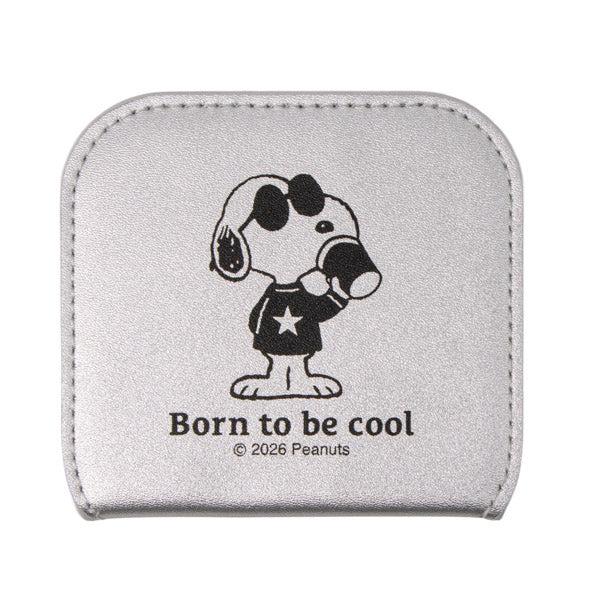 スヌーピー 折りたたみミニミラー (Born to be cool) 美容 コスメ JOE COOL...