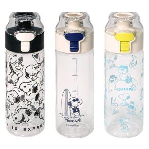 スヌーピー 冷凍できるクリアボトル 500mL キッチン雑貨 JOE COOL ひんやりアイテム 水筒 ボトル    約 H214×W69×D69mm 約 500mL 約 146g