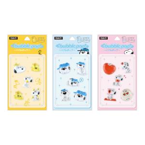 スヌーピー bubble pop     PVC 樹脂  H165×W85×D5mm ステッカー厚み約4mm SNGG-216C/SNGG-216D/SNGG-216E