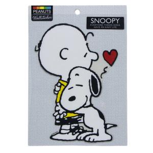 スヌーピー 耐熱耐水A5ウォールステッカー (ハグ) インテリア雑貨 シール ステッカー PVC PKS359 SNOOPY スヌーピーグッズ ギフト プレゼント おしゃれ
