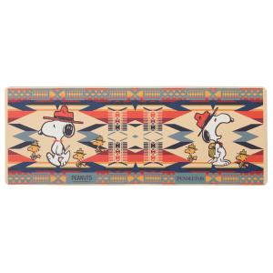 PEANUTS PENDLETON　PVCロングマット (ファイアーレジェンド／約45×120cm) インテリア雑貨    ポリ塩化ビニル樹脂（PVC）  約45×120cm 厚み約0.6cm 801479