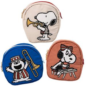 スヌーピー ダイカットポーチ (music party!シリーズ) ファッション雑貨 オラフ ベル ポーチ SNOOPY スヌーピーグッズ ギフト プレゼント おしゃれ